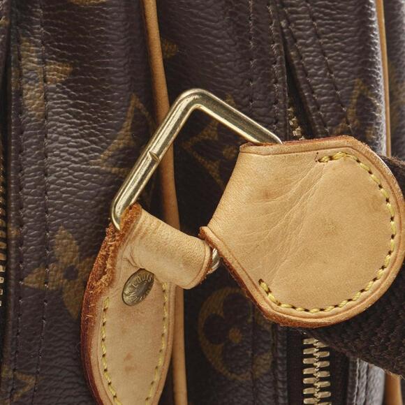 LOUIS VUITTON Brown Monogram Leather Shoulder Bag - Picture 10 of 12